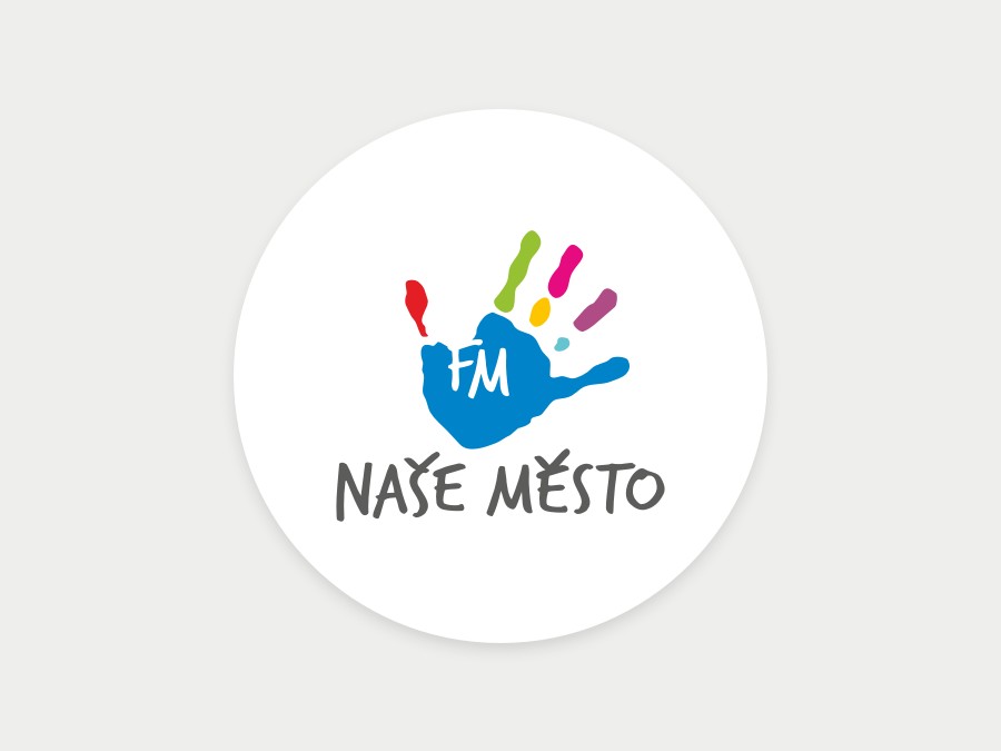 Logo Naše Město F-M - kruhová verze